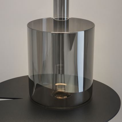 Maytoni MOD229TL-L3B3K3 - LED Himmennettävä ladattava kannattava pöytävalaisin LED/3W/5V 2200-4000K musta/harmaa