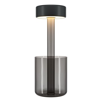 Maytoni MOD229TL-L3B3K3 - LED Himmennettävä ladattava kannattava pöytävalaisin LED/3W/5V 2200-4000K musta/harmaa