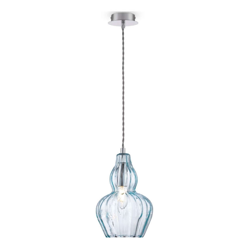 Maytoni MOD238-PL-01-BL - Kattokruunu johdossa EUSTOMA 1xE14/40W/230V sininen