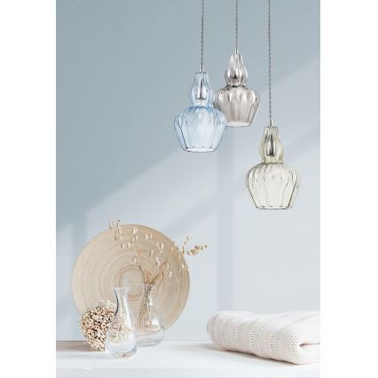 Maytoni MOD238-PL-01-BL - Kattokruunu johdossa EUSTOMA 1xE14/40W/230V sininen