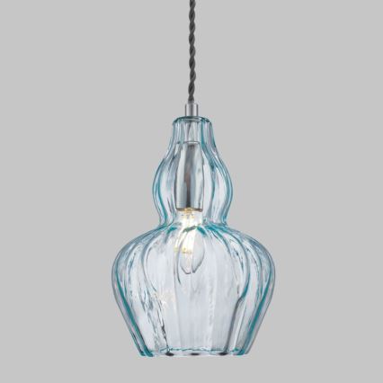 Maytoni MOD238-PL-01-BL - Kattokruunu johdossa EUSTOMA 1xE14/40W/230V sininen