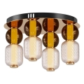 Maytoni MOD273CL-L60G3K - LED-kattovalaisin DROP 4xLED/15W/230V halkaisija 43 cm kulta