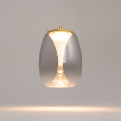Maytoni MOD282PL-L8G3K - LED-kattokruunu johdossa SPLASH LED/7W/230V 3000K kulta