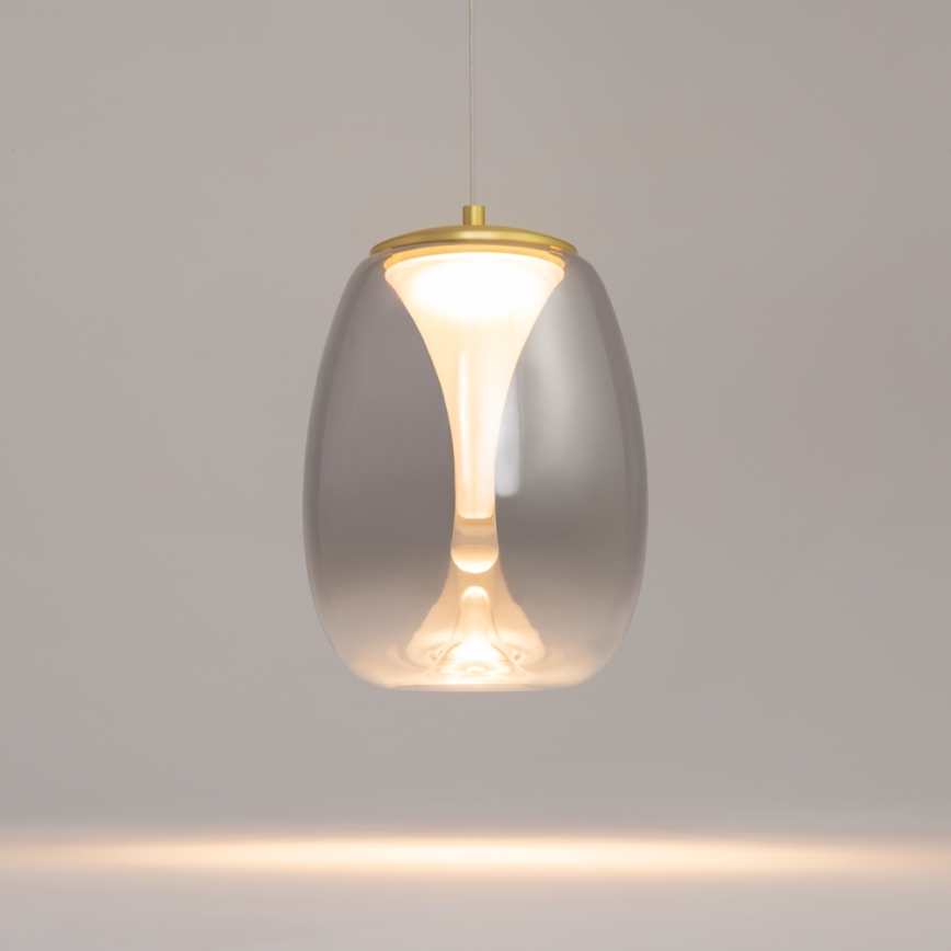 Maytoni MOD282PL-L8G3K - LED-kattokruunu johdossa SPLASH LED/7W/230V 3000K kulta