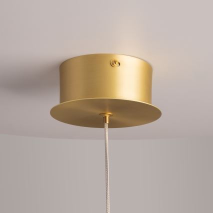 Maytoni MOD282PL-L8G3K - LED-kattokruunu johdossa SPLASH LED/7W/230V 3000K kulta