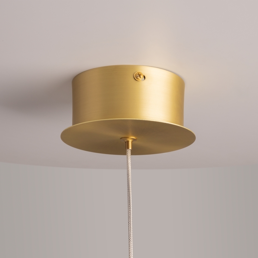 Maytoni MOD282PL-L8G3K - LED-kattokruunu johdossa SPLASH LED/7W/230V 3000K kulta