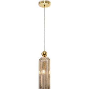 Maytoni MOD302PL-01CG - Kattokruunu johdossa ANTIC 1xE14/40W/230V kulta/beige