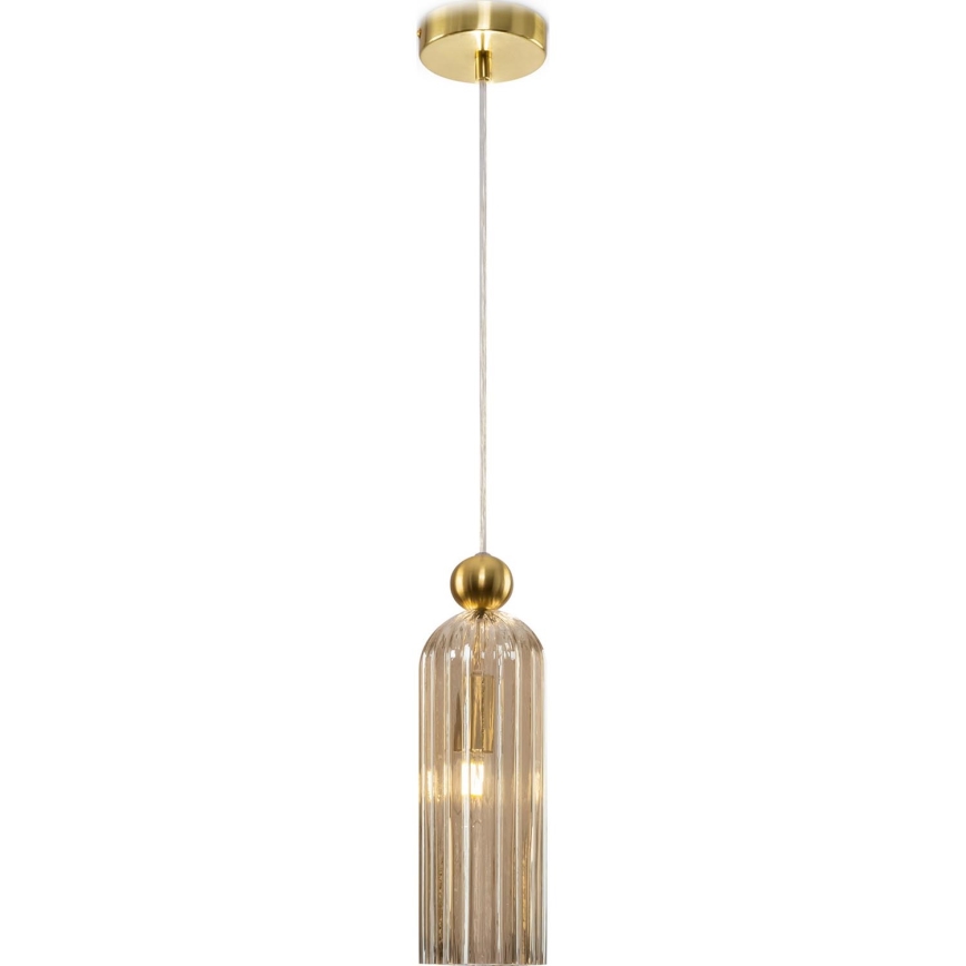 Maytoni MOD302PL-01CG - Kattokruunu johdossa ANTIC 1xE14/40W/230V kulta/beige