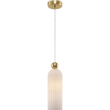 Maytoni MOD302PL-01W - Kattokruunu johdossa ANTIC 1xE14/40W/230V kulta/valkoinen