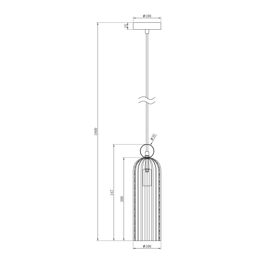 Maytoni MOD302PL-01W - Kattokruunu johdossa ANTIC 1xE14/40W/230V kulta/valkoinen