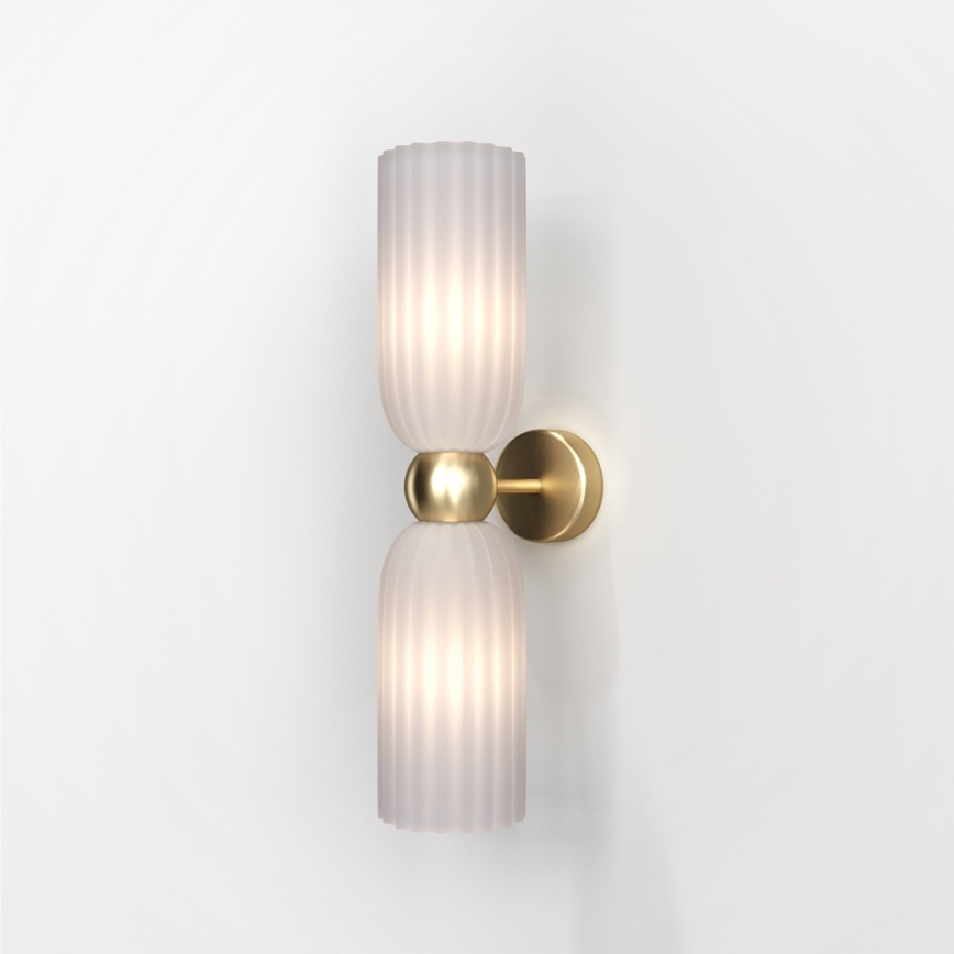 Maytoni MOD302WL-02W - Seinävalaisin ANTIC 2xE14/40W/230V kulta/valkoinen