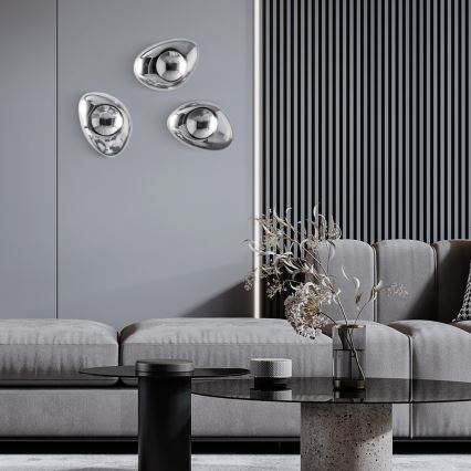 Maytoni MOD306WL-01CH - Seinävalaisin MABELL 1xE14/40W/230V kiiltävä kromi