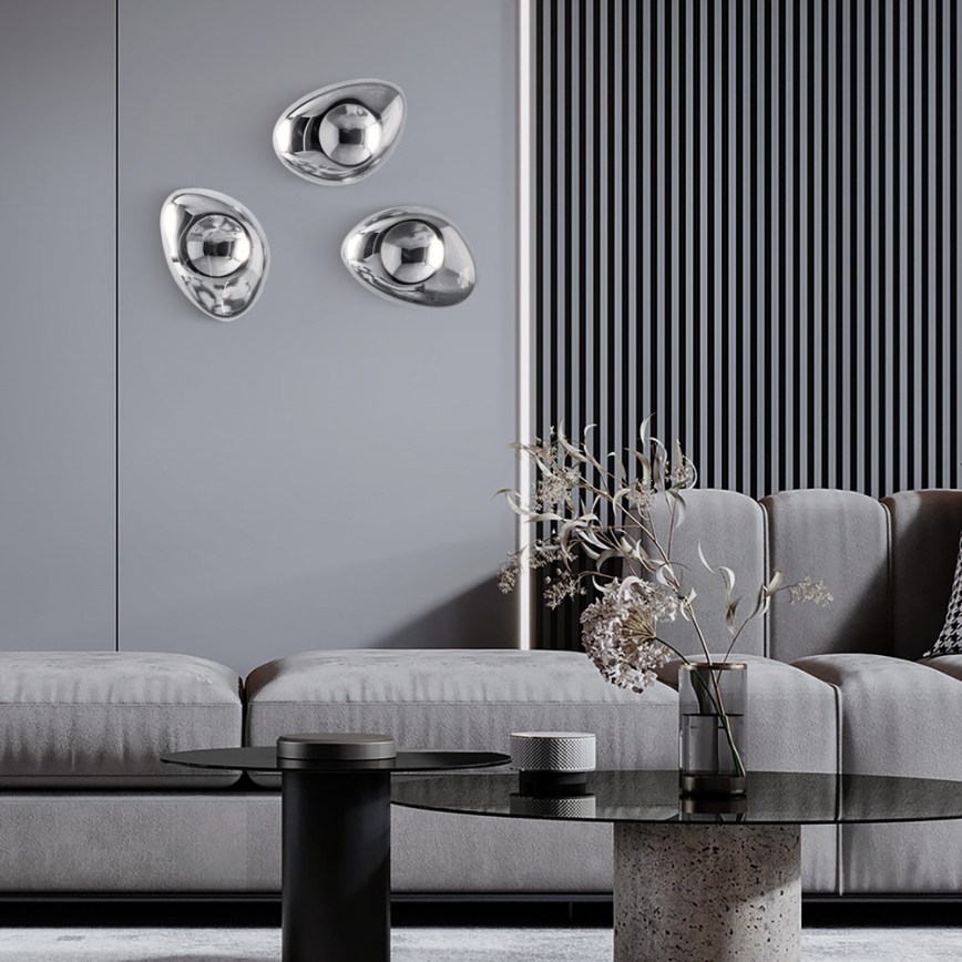 Maytoni MOD306WL-01CH - Seinävalaisin MABELL 1xE14/40W/230V kiiltävä kromi
