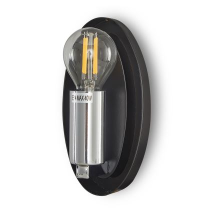 Maytoni MOD306WL-01CH - Seinävalaisin MABELL 1xE14/40W/230V kiiltävä kromi