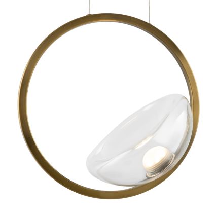 Maytoni MOD327PL-L5BS3K - LED-kattokruunu johdossa LUNARE LED/5W/230V kulta