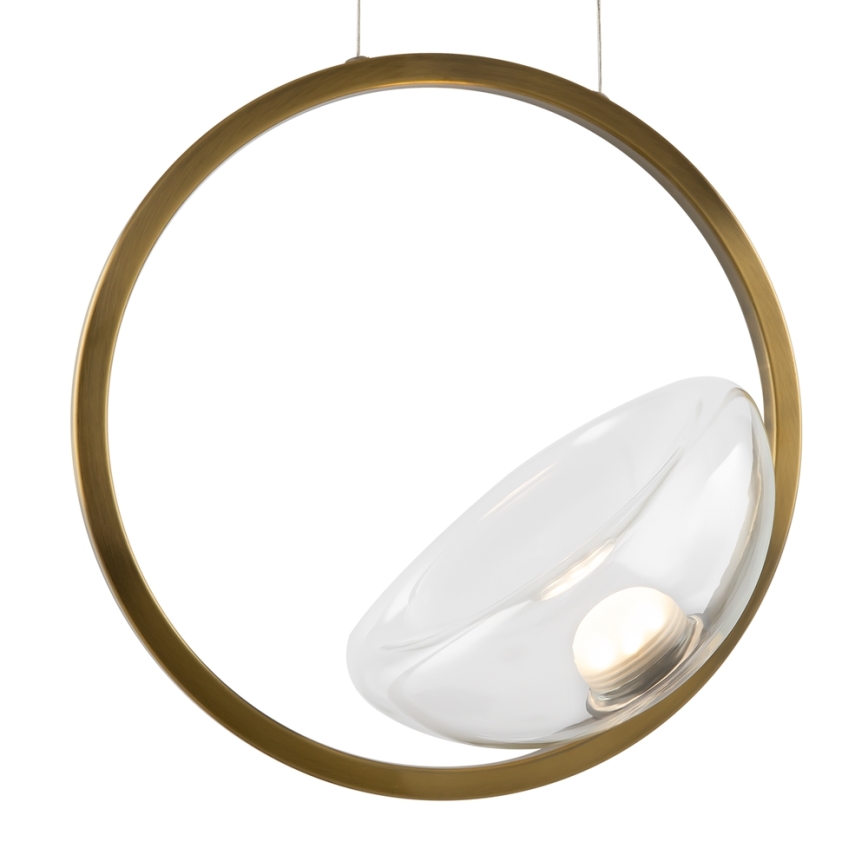 Maytoni MOD327PL-L5BS3K - LED-kattokruunu johdossa LUNARE LED/5W/230V kulta