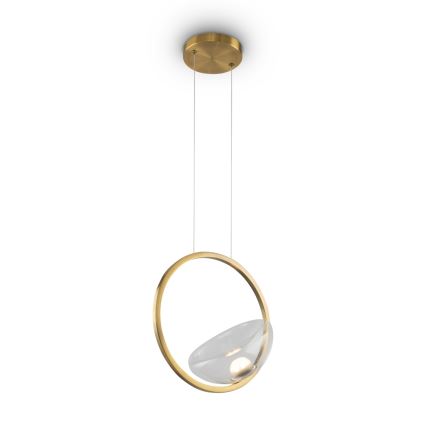 Maytoni MOD327PL-L5BS3K - LED-kattokruunu johdossa LUNARE LED/5W/230V kulta
