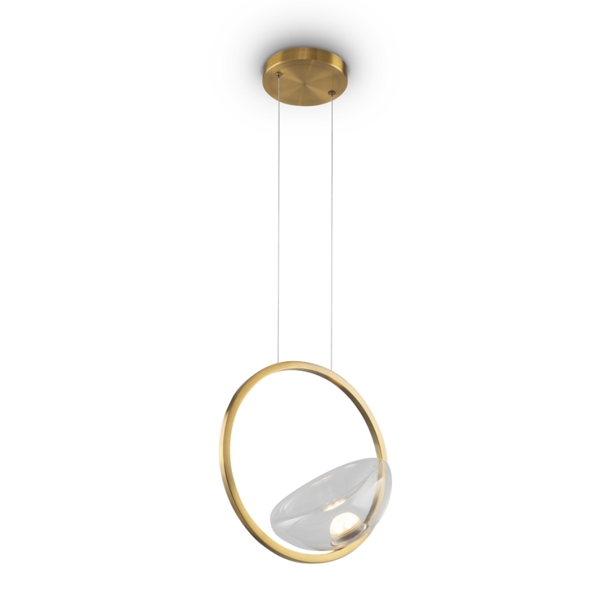 Maytoni MOD327PL-L5BS3K - LED-kattokruunu johdossa LUNARE LED/5W/230V kulta