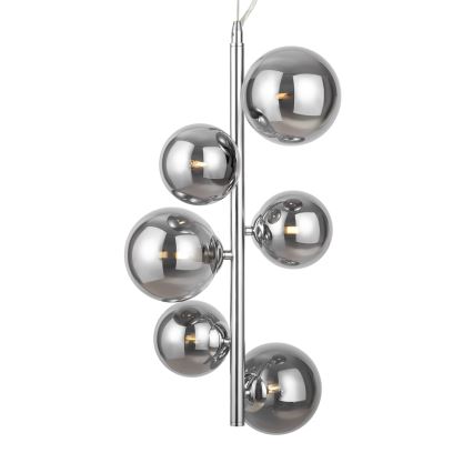 Maytoni MOD545PL-06CH - Kattokruunu johdossa DALLAS 6xG9/28W/230V kiiltävä kromi