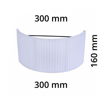 Maytoni MOD974-WLShade-White - Lampunvarjostin seinävalaisimelle TORONTO valkoinen E27 300x160 mm