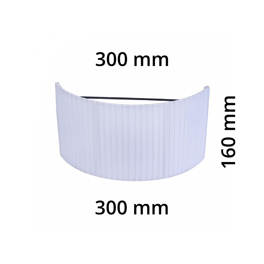 Maytoni MOD974-WLShade-White - Lampunvarjostin seinävalaisimelle TORONTO valkoinen E27 300x160 mm