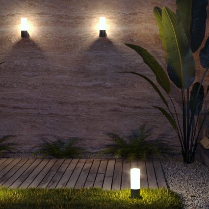 Maytoni O418FL-01GR - Ulkovalaisin WILLIS 1xE27/60W/230V 30 cm IP54 antrasiitti