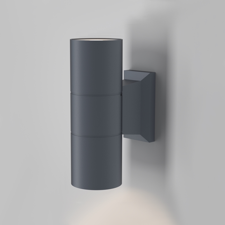 Maytoni O574WL-02GR - Ulkoseinävalaisin BOWERY 2xGU10/50W/230V IP54 antrasiitti