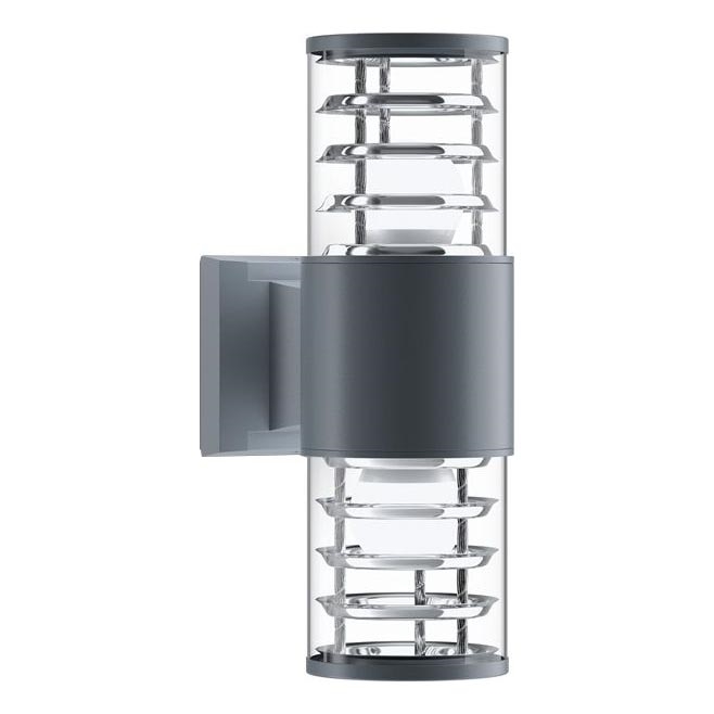 Maytoni O576WL-02GR - Ulkoseinävalaisin BRONX 2xE27/60W/230V IP54 antrasiitti