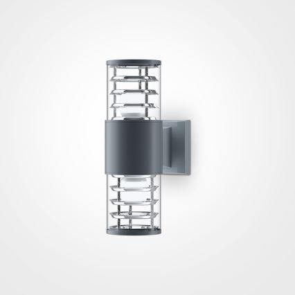 Maytoni O576WL-02GR - Ulkoseinävalaisin BRONX 2xE27/60W/230V IP54 antrasiitti