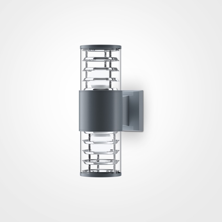 Maytoni O576WL-02GR - Ulkoseinävalaisin BRONX 2xE27/60W/230V IP54 antrasiitti