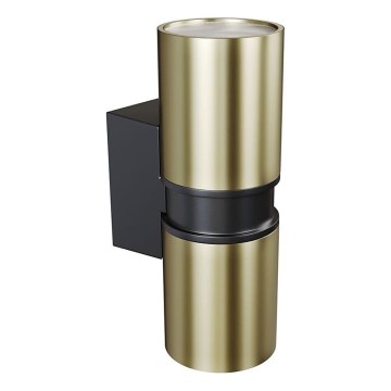 Maytoni O582WL-02BS - Ulkoseinävalaisin BOWERY 2xGU10/50W/230V IP54 messinki