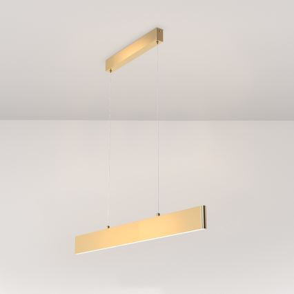 Maytoni P010PL-L23G3K - LED-kattokruunu johdossa STEP LED/23W/230V 3000K 91 cm kulta