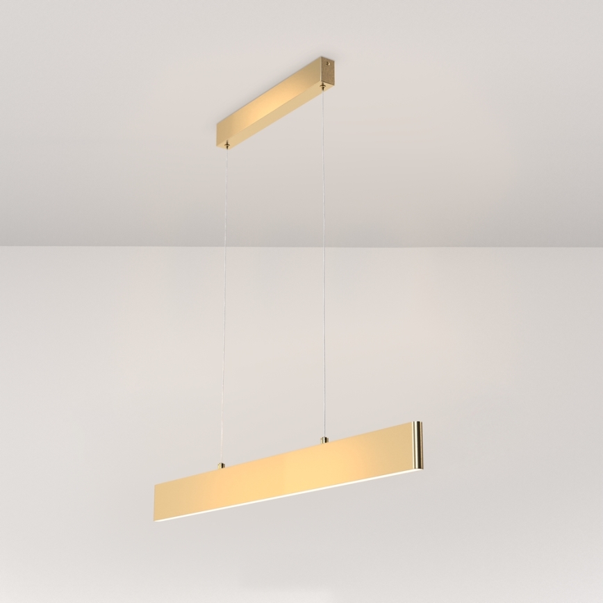 Maytoni P010PL-L23G3K - LED-kattokruunu johdossa STEP LED/23W/230V 3000K 91 cm kulta