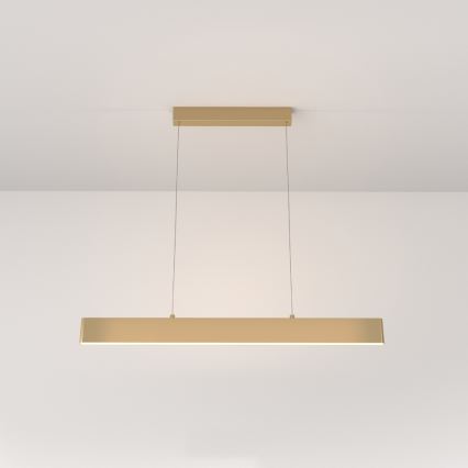 Maytoni P010PL-L23G3K - LED-kattokruunu johdossa STEP LED/23W/230V 3000K 91 cm kulta