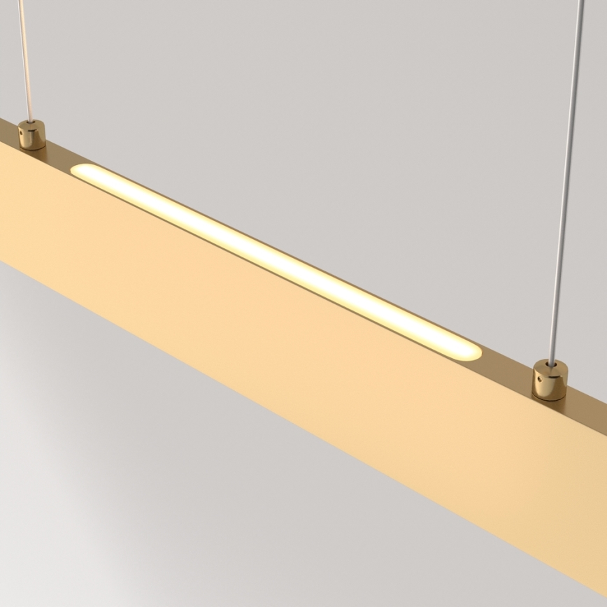 Maytoni P010PL-L23G3K - LED-kattokruunu johdossa STEP LED/23W/230V 3000K 91 cm kulta