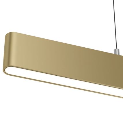 Maytoni P010PL-L23G3K - LED-kattokruunu johdossa STEP LED/23W/230V 3000K 91 cm kulta