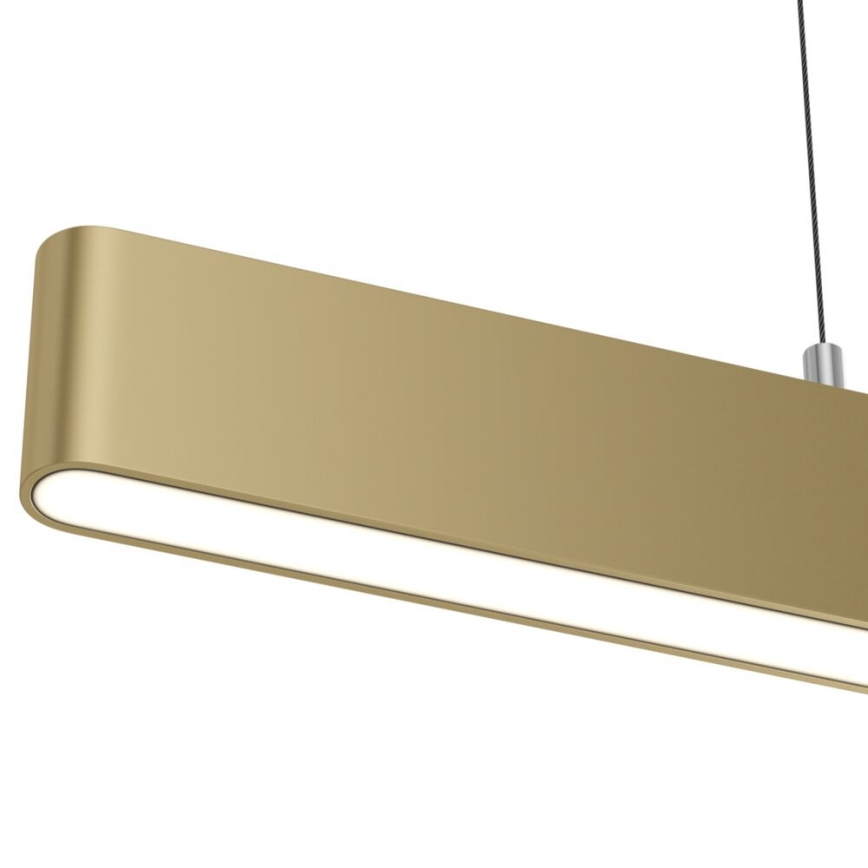 Maytoni P010PL-L23G3K - LED-kattokruunu johdossa STEP LED/23W/230V 3000K 91 cm kulta