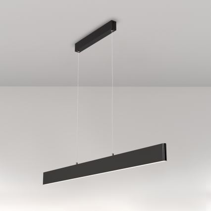 Maytoni P010PL-L30B4K - LED-kattokruunu johdossa STEP LED/30W/230V 4000K 118,5 cm musta