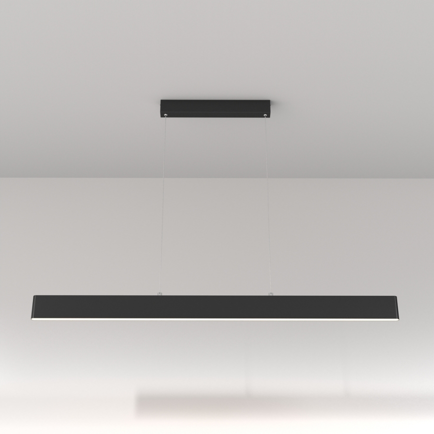 Maytoni P010PL-L30B4K - LED-kattokruunu johdossa STEP LED/30W/230V 4000K 118,5 cm musta