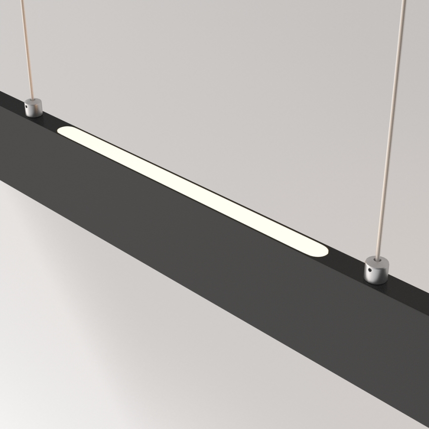 Maytoni P010PL-L30B4K - LED-kattokruunu johdossa STEP LED/30W/230V 4000K 118,5 cm musta