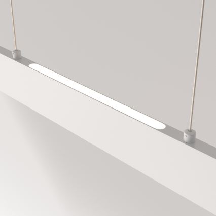 Maytoni P010PL-L30W4K - LED-kattokruunu johdossa STEP LED/30W/230V 4000K 118,5 cm valkoinen