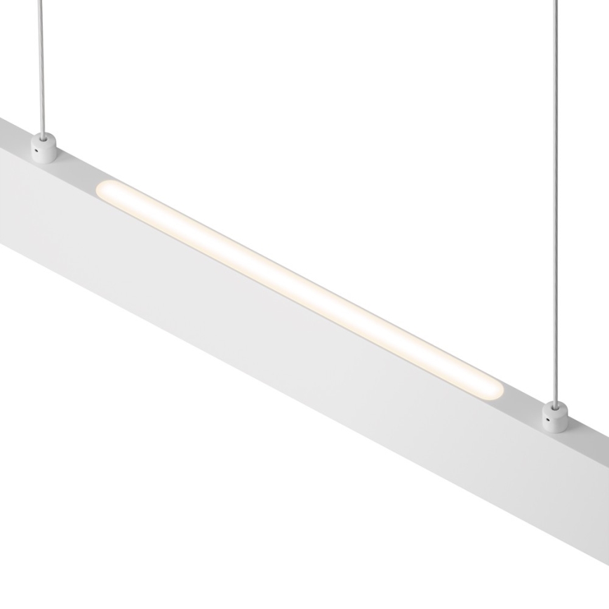 Maytoni P010PL-L30W4K - LED-kattokruunu johdossa STEP LED/30W/230V 4000K 118,5 cm valkoinen