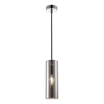 Maytoni P011PL-01CH - Kattokruunu johdossa GIOIA 1xE14/40W/230V musta