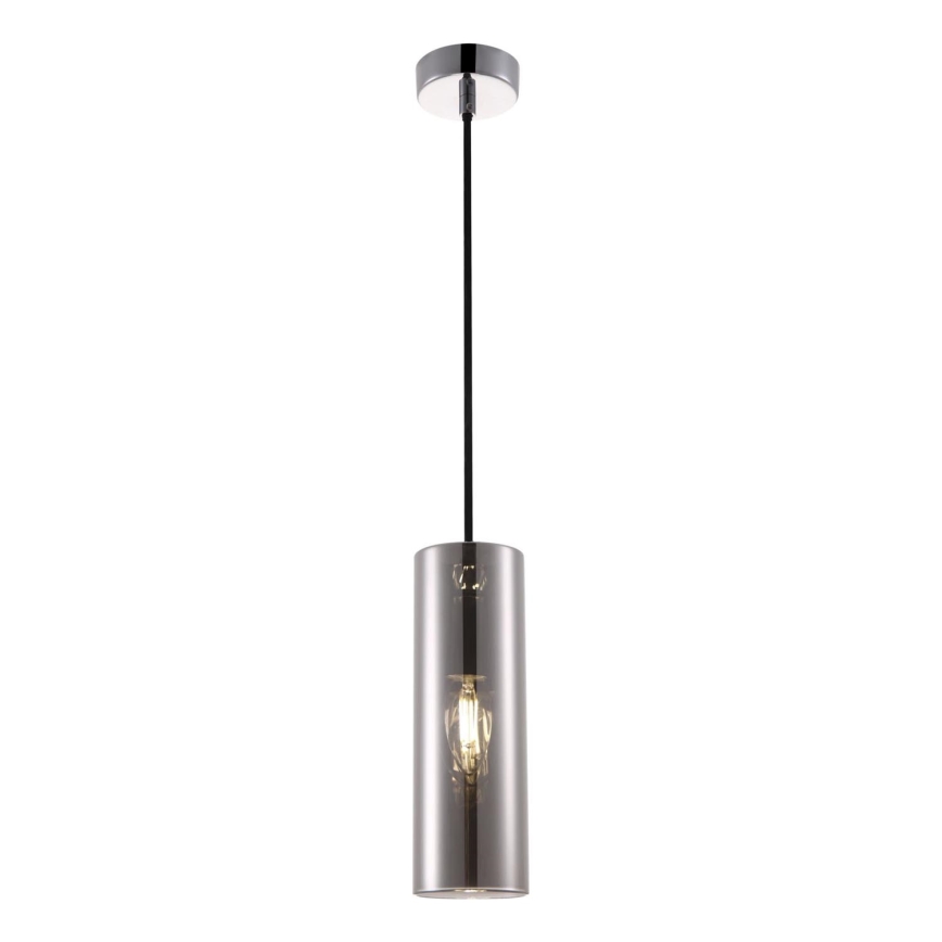 Maytoni P011PL-01CH - Kattokruunu johdossa GIOIA 1xE14/40W/230V musta