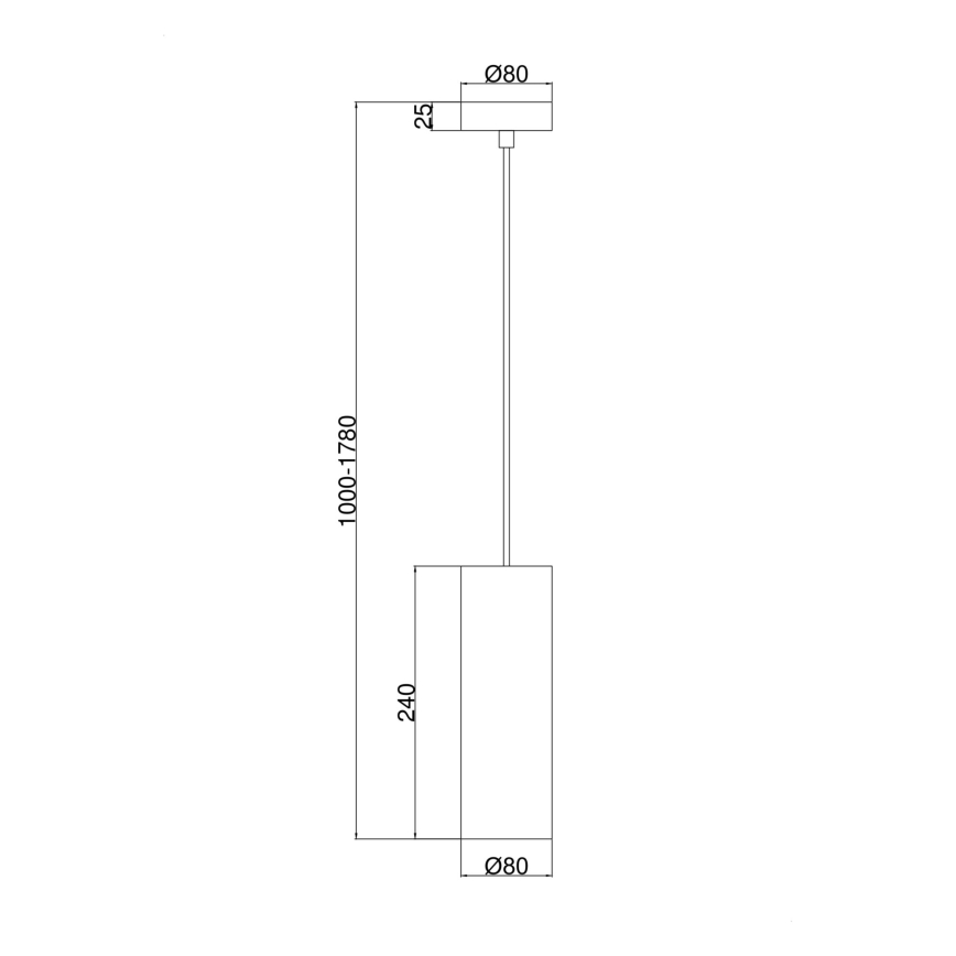Maytoni P011PL-01G - Kattokruunu johdossa GIOIA 1xE14/40W/230V kulta