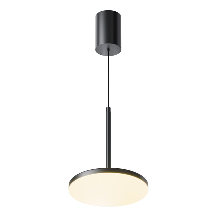 Maytoni P076PL-L12W3K-B - LED-kattokruunu johdossa PLATO LED/12W/230V 3000K musta
