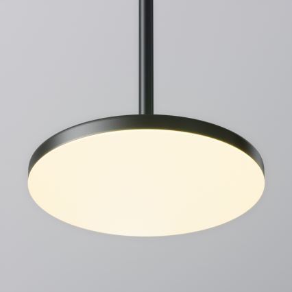 Maytoni P076PL-L12W3K-B - LED-kattokruunu johdossa PLATO LED/12W/230V 3000K musta