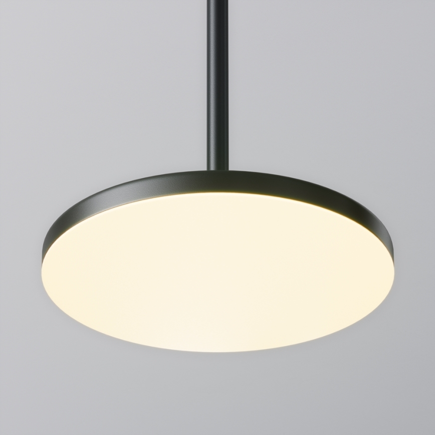 Maytoni P076PL-L12W3K-B - LED-kattokruunu johdossa PLATO LED/12W/230V 3000K musta