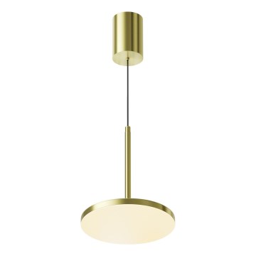 Maytoni P076PL-L12W3K-BS - LED-kattokruunu johdossa PLATO LED/12W/230V 3000K kulta