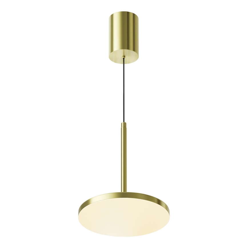 Maytoni P076PL-L12W3K-BS - LED-kattokruunu johdossa PLATO LED/12W/230V 3000K kulta